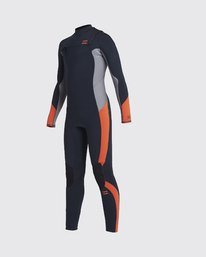 0 Absolute 3/2mm GBS - Chest-Zip Neoprenanzug für Jungen Blau U43B65BIF0 Billabong
