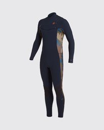 0 Revolution Pro 3/2mm GBS - Chest-Zip Neoprenanzug für Männer Blau U43M54BIF0 Billabong