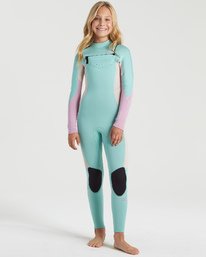 0 Synergy 4/3mm GBS - Chest-Zip Neoprenanzug für Mädchen  U44B30BIF0 Billabong