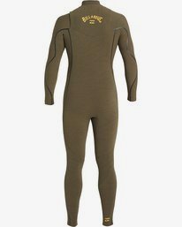 3 Furnace Comp 4/3mm GBS - Chest Zip Wetsuit for Men Brown U44M52BIF0 Billabong