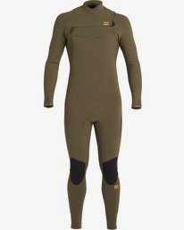 0 Furnace Comp 4/3mm GBS - Chest Zip Wetsuit for Men Brown U44M52BIF0 Billabong