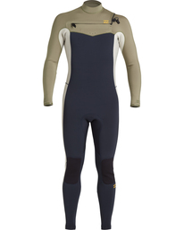 0 Revolution 4/3mm GBS - Chest Zip Wetsuit for Men Blue U44M56BIF0 Billabong