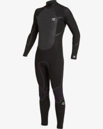 0 Absolute 4/3mm GBS - Back-Zip-Neoprenanzug für Männer Schwarz U44M58BIF0 Billabong
