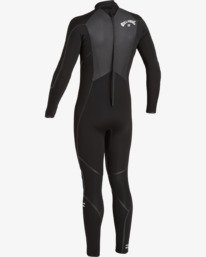7 Absolute 4/3mm GBS - Back-Zip-Neoprenanzug für Männer Schwarz U44M58BIF0 Billabong