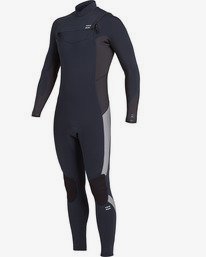 0 Absolute 4/3mm GBS - Chest-Zip Neoprenanzug für Männer Blau U44M60BIF0 Billabong