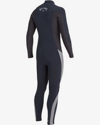 2 Absolute 4/3mm GBS - Chest-Zip Neoprenanzug für Männer Blau U44M60BIF0 Billabong