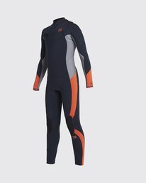 1 Absolute 5/4/3mm GBS - Traje de surf con cremallera frontal para Chicos Azul U45B13BIF0 Billabong