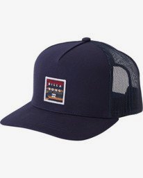 0 Stacked - Trucker Cap for Men Blue U5CT04BIF0 Billabong