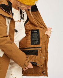 6 Adventure Division Collection Trooper Stx - Waterproof Jacket for Women Brown U6JF20BIF0 Billabong