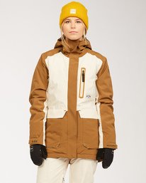 0 Adventure Division Collection Trooper Stx - Waterproof Jacket for Women Brown U6JF20BIF0 Billabong
