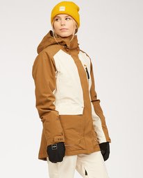 4 Adventure Division Collection Trooper Stx - Waterproof Jacket for Women Brown U6JF20BIF0 Billabong
