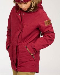 6 Into The Forest - Jacket for Women Red U6JF25BIF0 Billabong