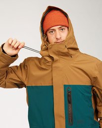 8 Adventure Division Collection Delta Stx - Waterproof Jacket for Men Brown U6JM21BIF0 Billabong