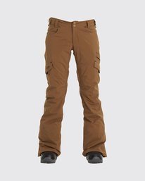 6 Adventure Division Collection Nela - Snow Pants for Women Brown U6PF21BIF0 Billabong
