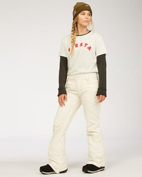 3 Terry - Pantalones para nieve para Mujer Blanco U6PF23BIF0 Billabong