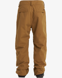 7 Tuck Knee - Snow Pants for Men Brown U6PM23BIF0 Billabong
