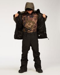 3 Outsider - Snow Pants for Men Black U6PM25BIF0 Billabong