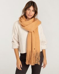 0 On The Fringes - Scarf for Women Gray U9SC01BIF0 Billabong
