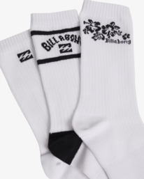 1 Good Times - Halfhoge sokken voor Dames Black UBJAA00517 Billabong