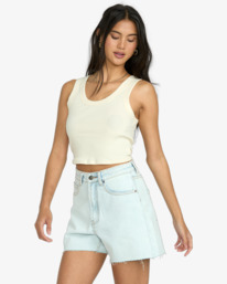 3 Riley - Denim Shorts for Women Blue UBJDS00103 Billabong