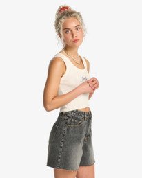 3 Riley - Short Vaquero para Mujer Negro UBJDS00103 Billabong