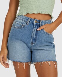 3 Riley - Short en denim pour Femme  UBJDS00103 Billabong