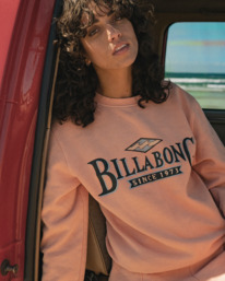 0 Surfed Out - Sweater voor Dames Orange UBJFT00207 Billabong