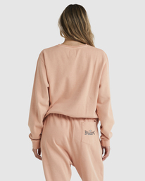 3 Surfed Out - Sweater voor Dames Orange UBJFT00207 Billabong