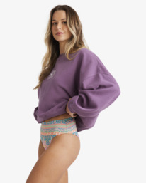 3 Salty Babe Cabo - Pullover Sweatshirt for Women Purple UBJFT00219 Billabong