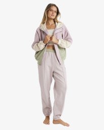 1 Since 73 Set The Tone Jacket - Hooded Corduroy Jacket for Women Multi UBJJK00173 Billabong