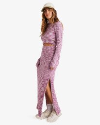 3 Hazy Sun Skirt - Maxi Skirt for Women Purple UBJKK00108 Billabong