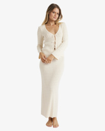 2 On My Mind Maxi - Falda Larga para Mujer Blanco UBJKK00110 Billabong