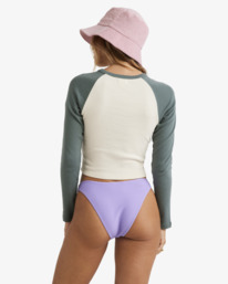 3 Since 73 Coastal - Top de mangas compridas para Mulher Branco UBJKT00275 Billabong