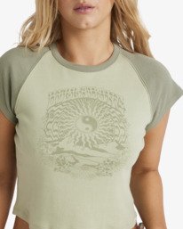 4 Two Tone - Short Sleeves T-Shirt for Women Multi UBJKT00276 Billabong