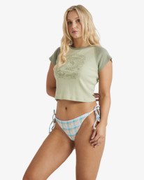 3 Two Tone - Short Sleeves T-Shirt for Women Multi UBJKT00276 Billabong
