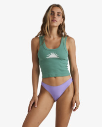 1 New Beginnings - Kürzeres Tanktop für Frauen Grün UBJKT00278 Billabong