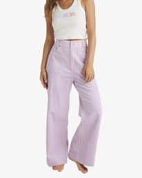 1 Since 73 Since 73 - Sea Tone - Pantalon large en velours côtelé pour Femme Multi UBJNP00191 Billabong