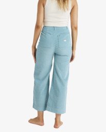 4 Sea Tone - Wide Leg Trousers for Women Blue UBJNP00191 Billabong