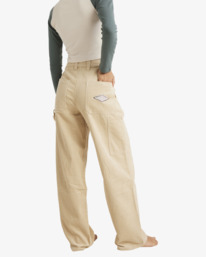 5 Since 73 Tones Collet - Pantaloni cargo da Donna Beige UBJNP00210 Billabong