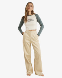 1 Since 73 Tones Collet - Pantaloni cargo da Donna Beige UBJNP00210 Billabong