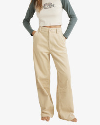 2 Since 73 Tones Collet - Pantaloni cargo da Donna Beige UBJNP00210 Billabong