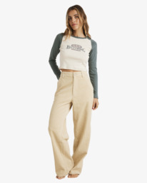 3 Since 73 Tones Collet - Pantalón tipo cargo para Mujer Beige UBJNP00210 Billabong