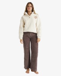 0 Palmy Cord - Wide Leg Trousers for Women Brown UBJNP00216 Billabong