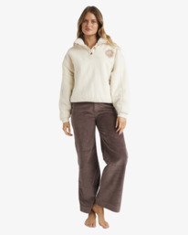 2 Palmy Cord - Wide Leg Trousers for Women Brown UBJNP00216 Billabong