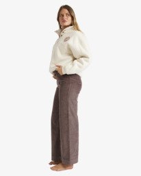 5 Palmy Cord - Wide Leg Trousers for Women Brown UBJNP00216 Billabong