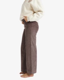 6 Palmy Cord - Wide Leg Trousers for Women Brown UBJNP00216 Billabong