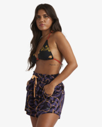 6 Otis Mangrove - Short à taille élastique pour Femme Noir UBJNS00220 Billabong