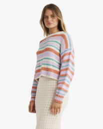 3 Get Free - Pullover mit Rundhalsausschnitt für Frauen Bunt UBJSW00151 Billabong