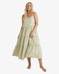 0 Sunny Lines Lost Love - Vestido de Longitud Media para Mujer Multi UBJWD00431 Billabong