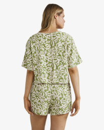 2 Palm Grove - Oversized Short Sleeves Shirt for Women  UBJWT00228 Billabong